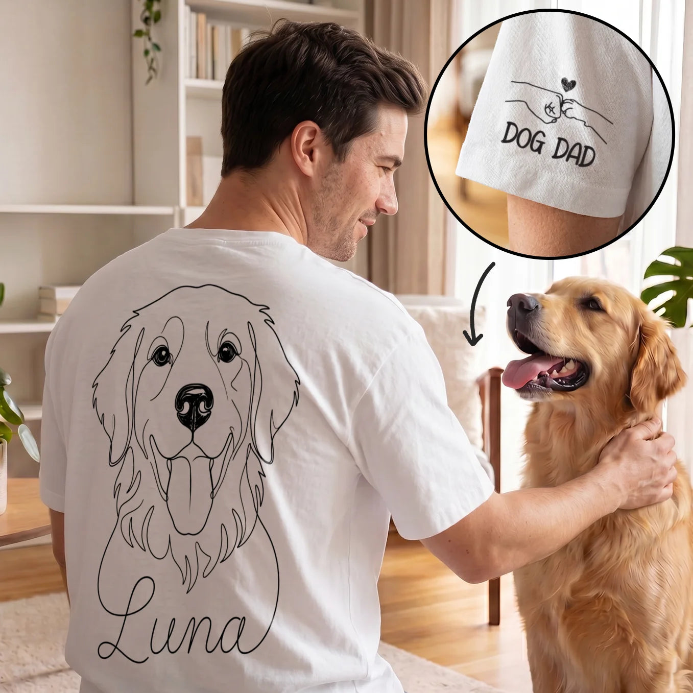 Personalized T-Shirt "Dog Dad"