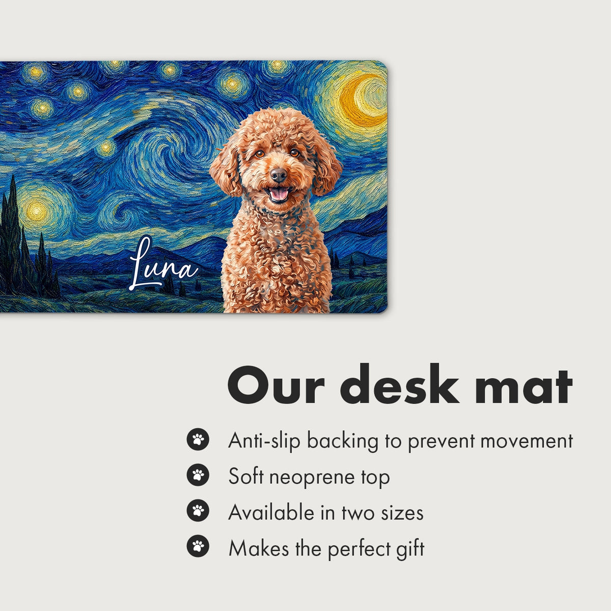 Personalized Deskmat "Dog Art" – personalisiertes Geschenk – Ansicht 6