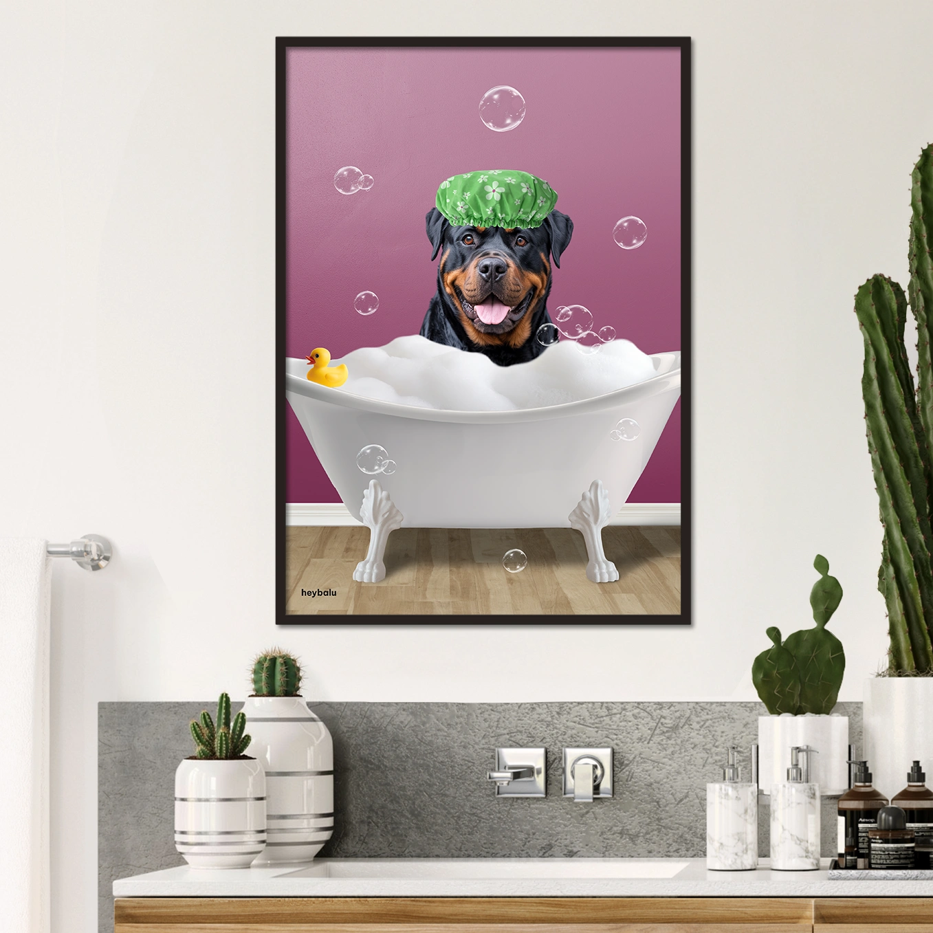 Personalized Poster "Fun in the Tub"