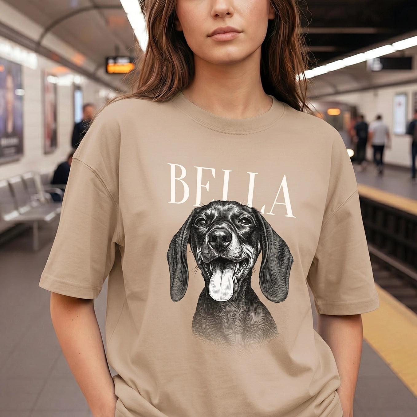 Personalized Pet T-Shirt "Retro"