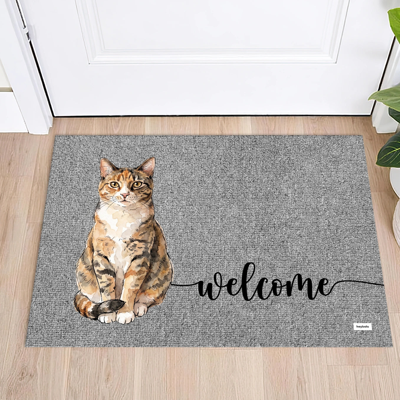 Personalized Doormat "Welcome"