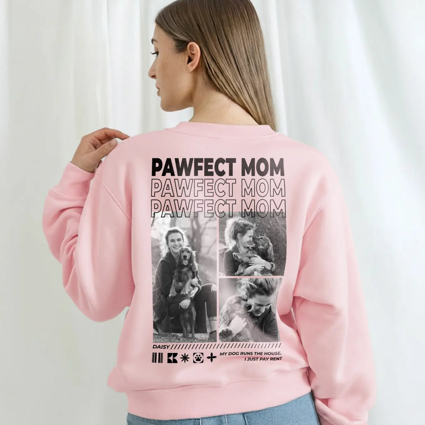 Personalized Sweater "Dog Mom"