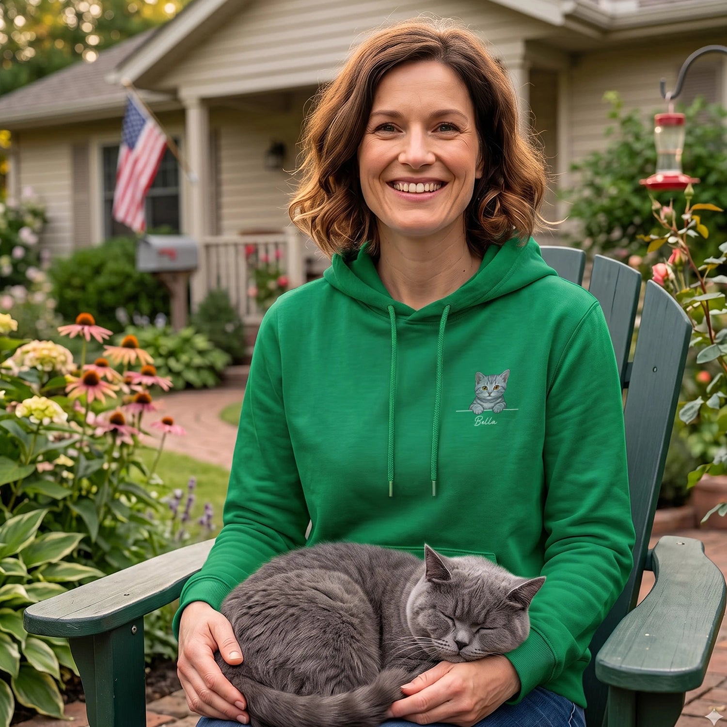 Personalized Hoodie "Cartoon Cat"