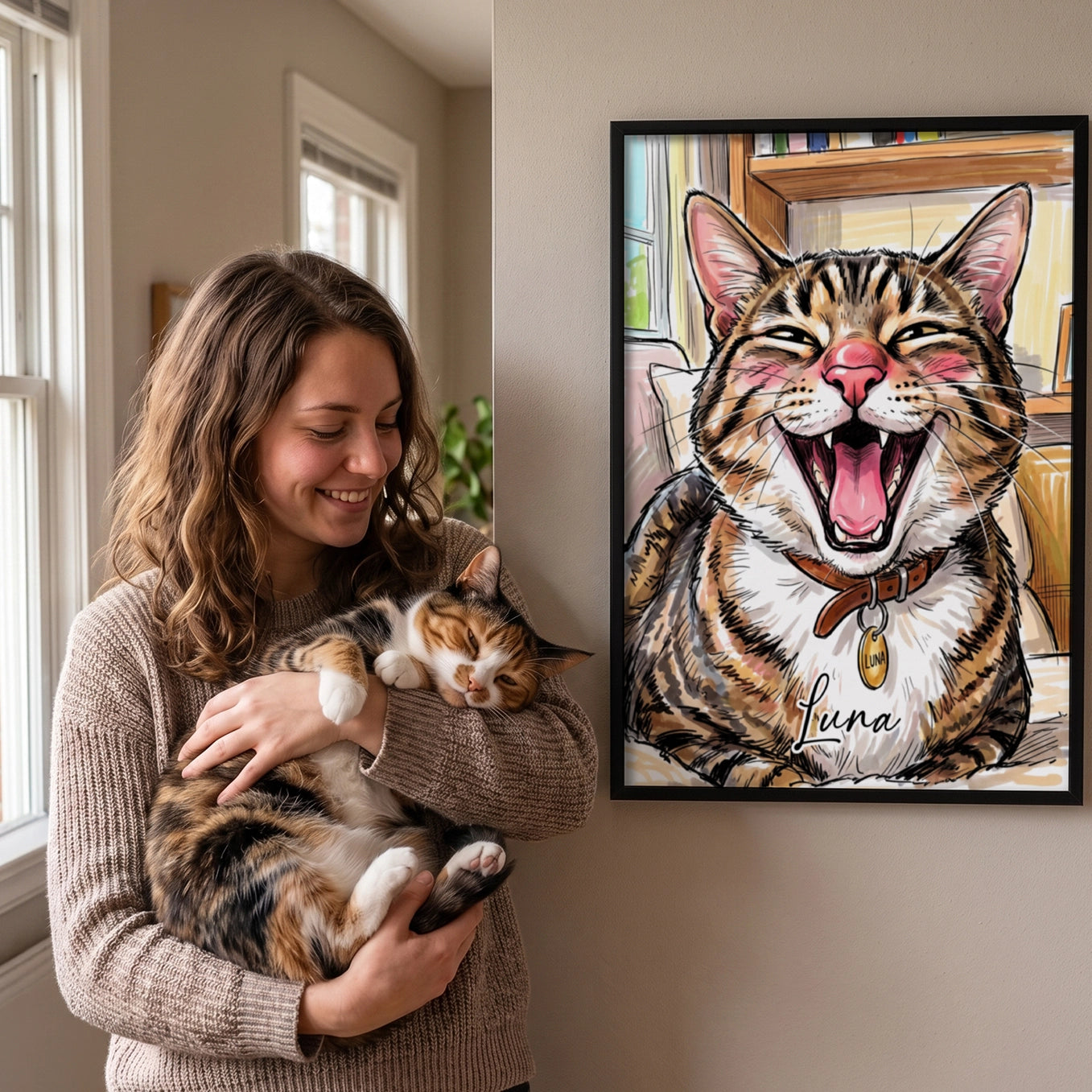Personalized Poster "Sketch Cat"