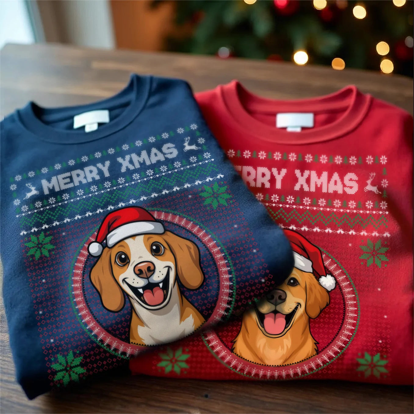 Personalized Christmas Sweater "Cartoon Portrait"