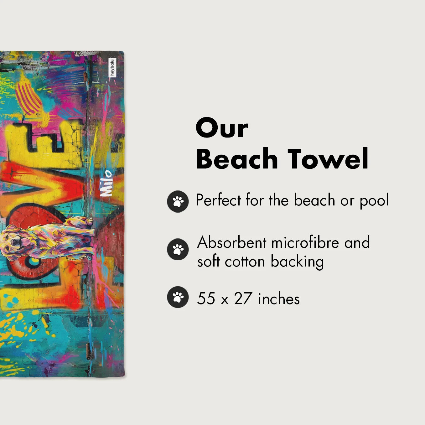Personalized Towel "Love"