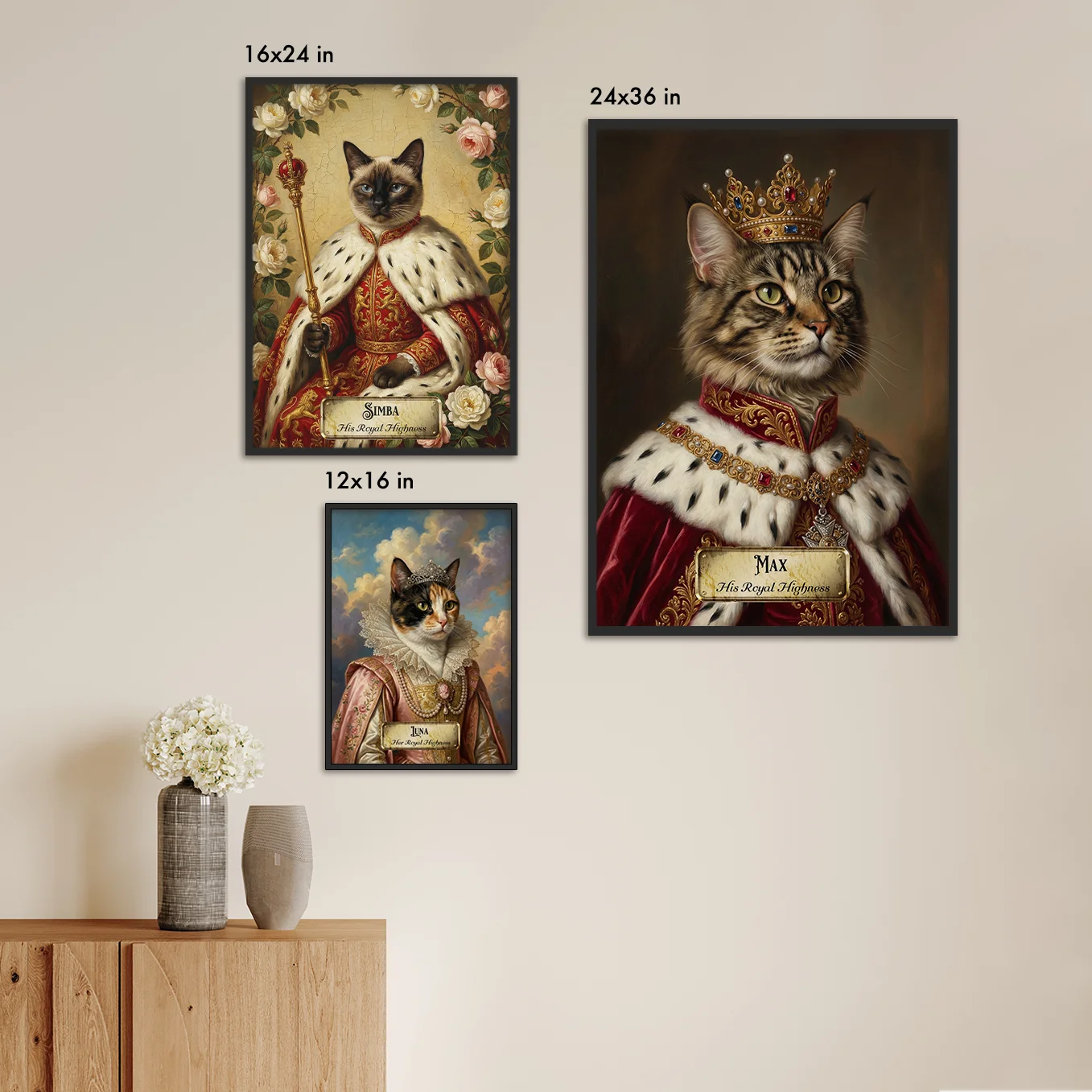 Personalized Cat Poster “Royal”