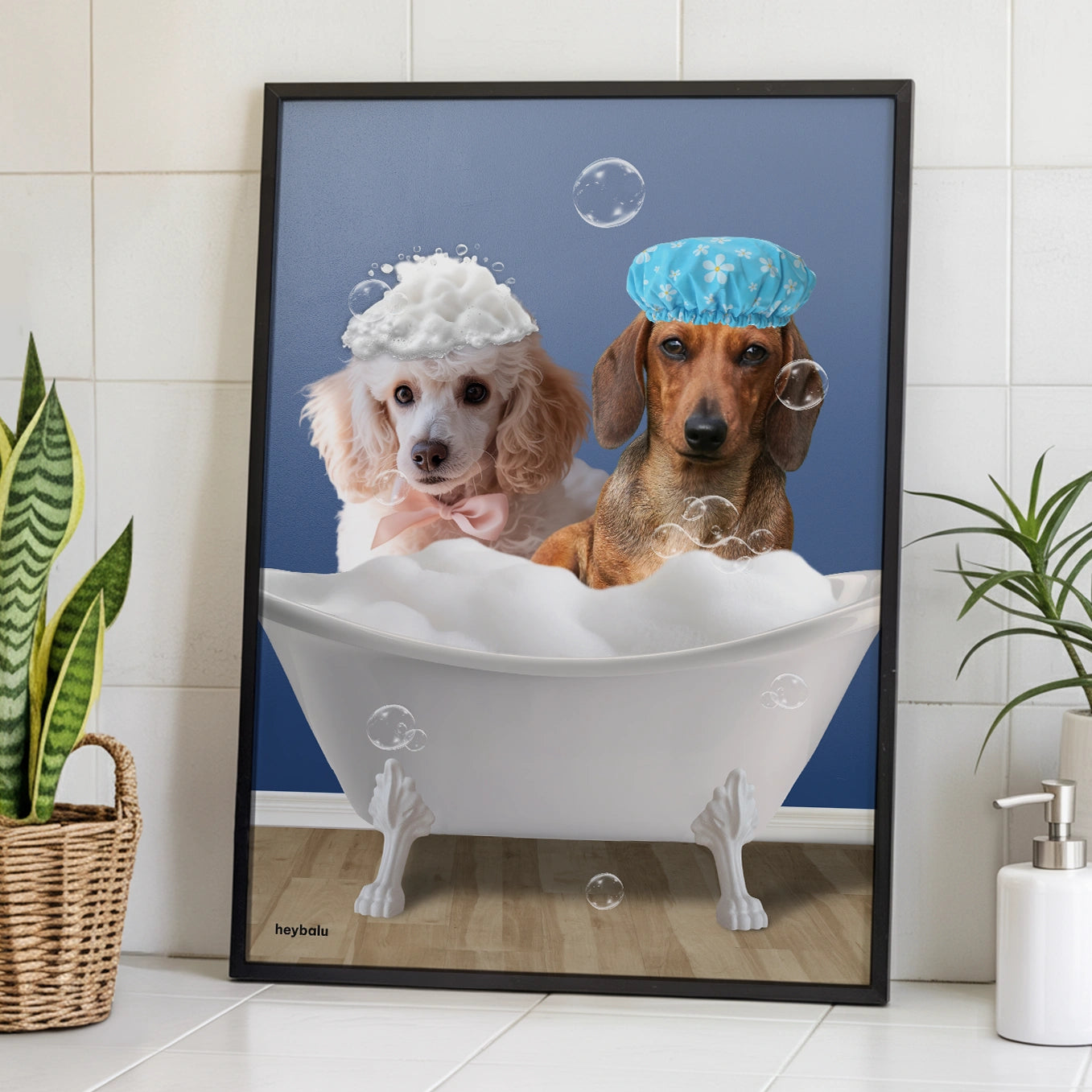 Personalized Poster "Fun in the Tub"