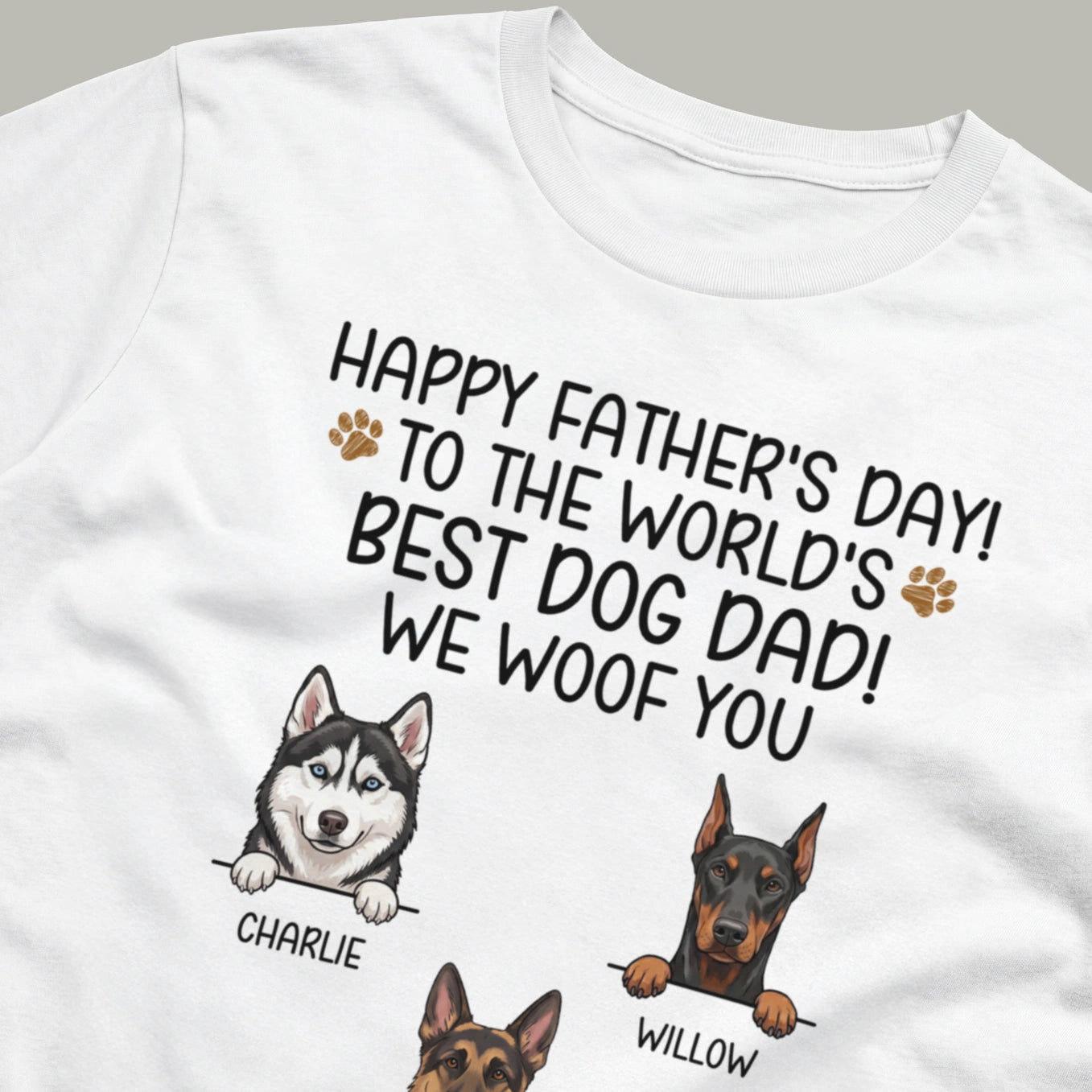 Personalized T-Shirt Cartoon “Father's Day”