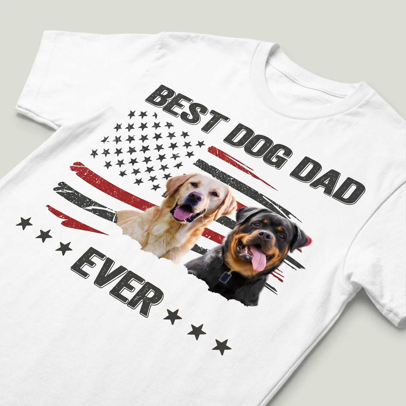 T-Shirt "Best Dog Dad Ever"