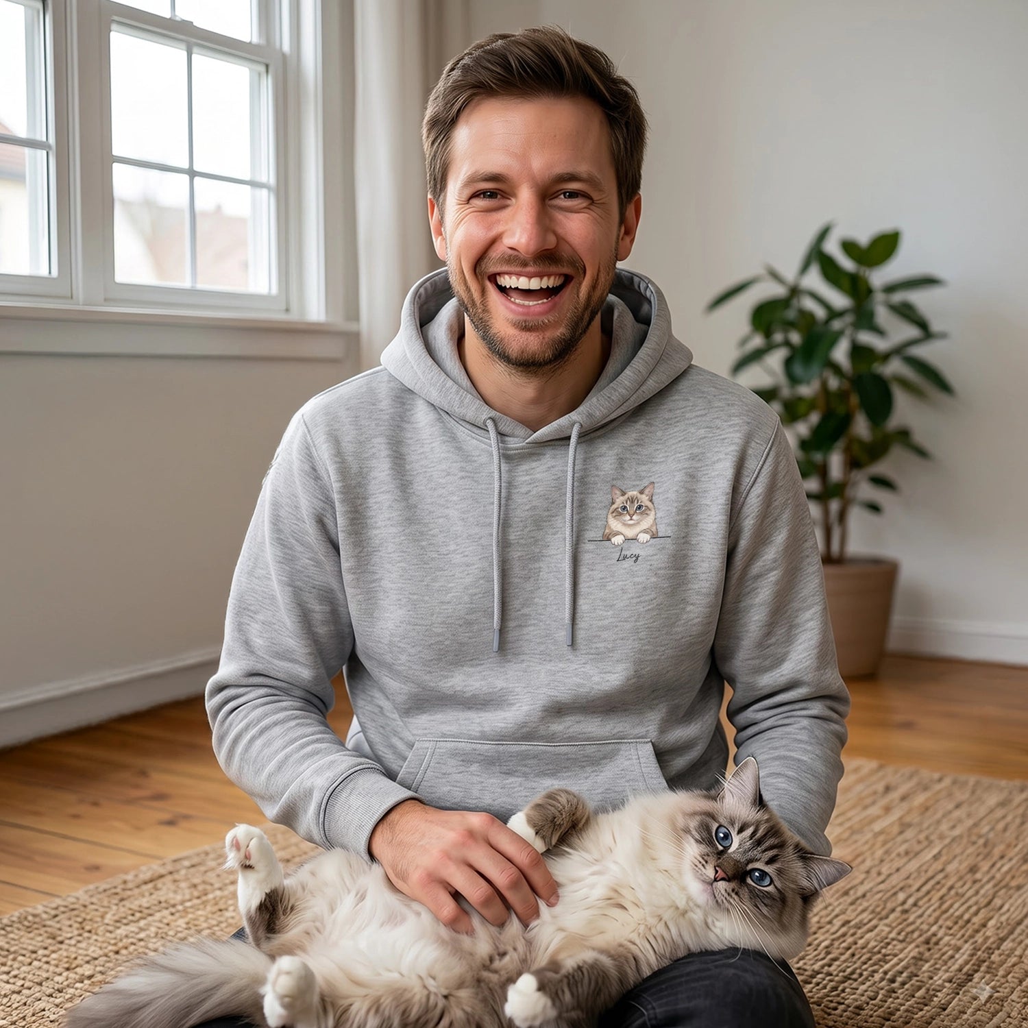 Personalized Hoodie "Cartoon Cat"