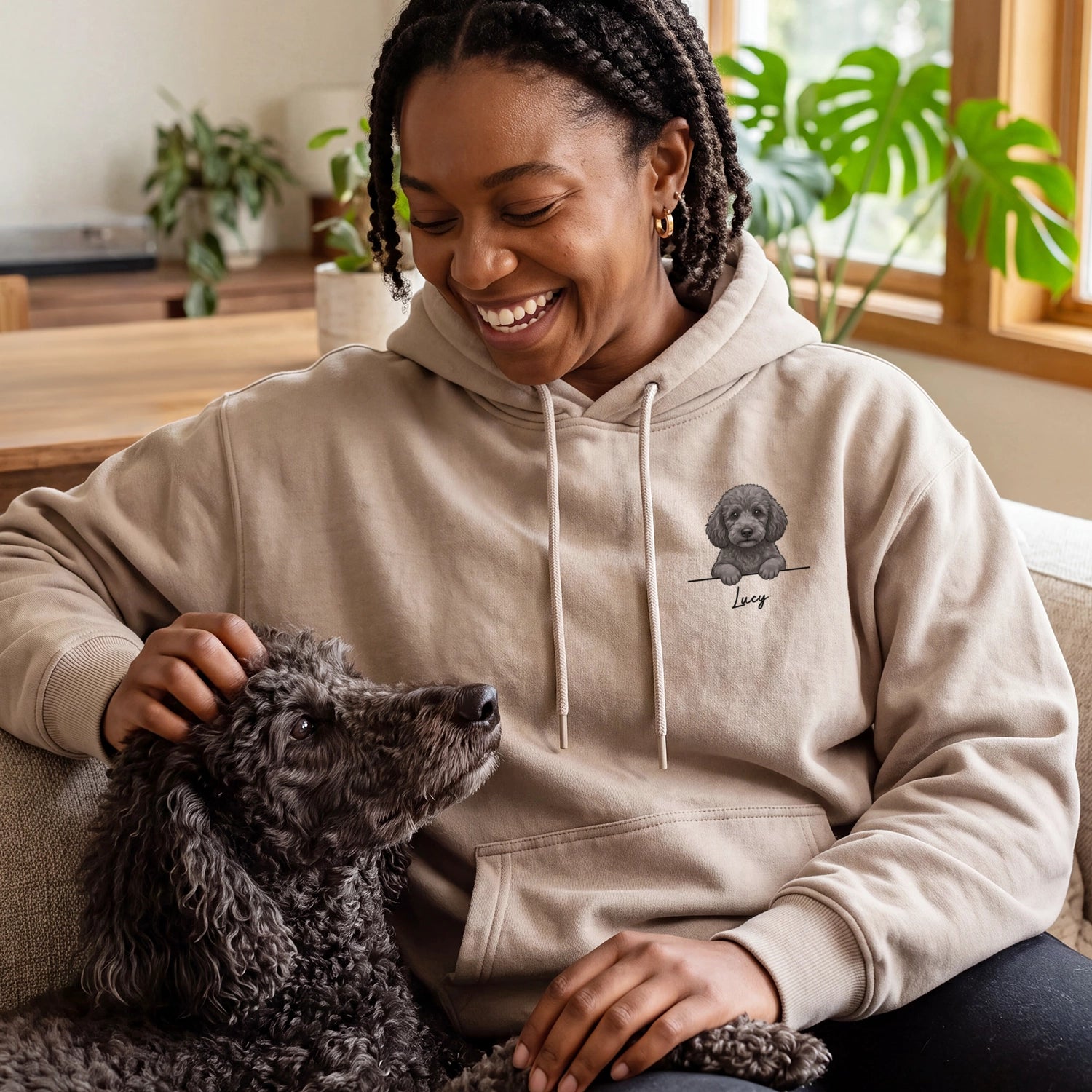 Personalized Hoodie "Cartoon Dog"