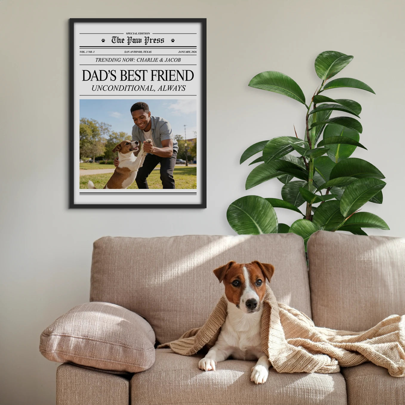 Personalized Poster "Newspaper"