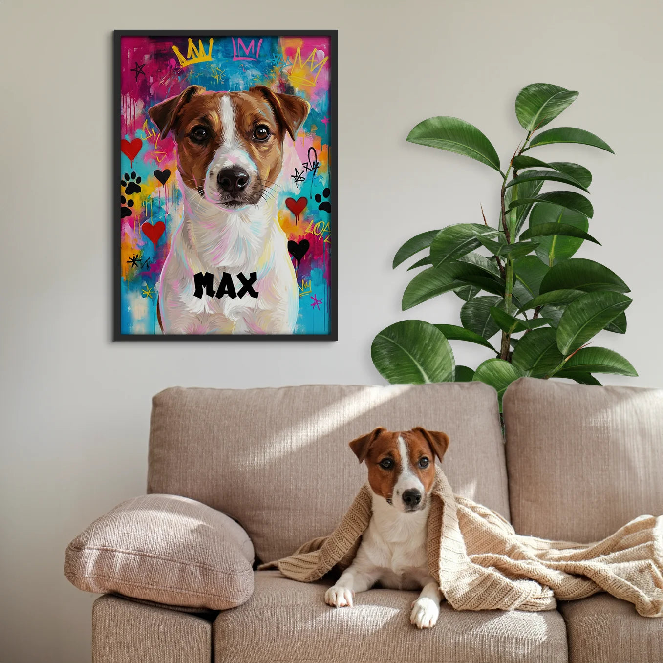 Personalized Pet Poster "Street Art"