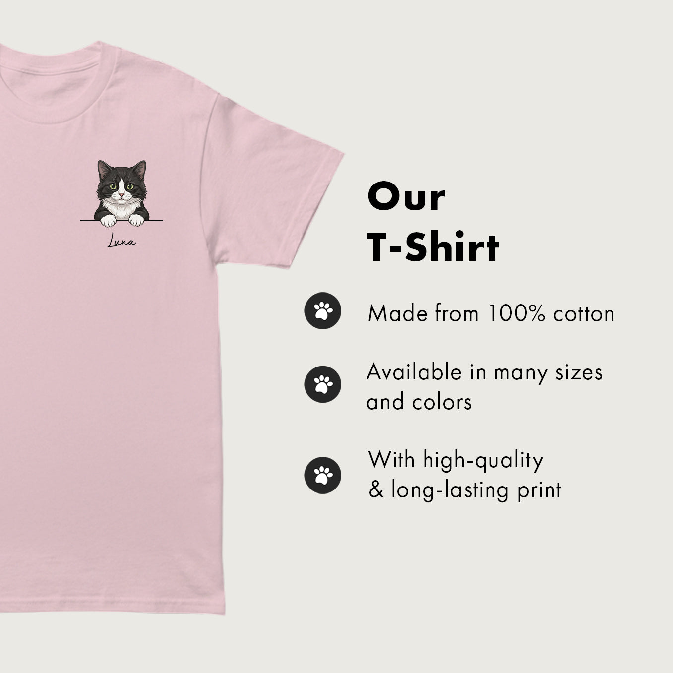 Personalized T-Shirt "Cartoon Cat"