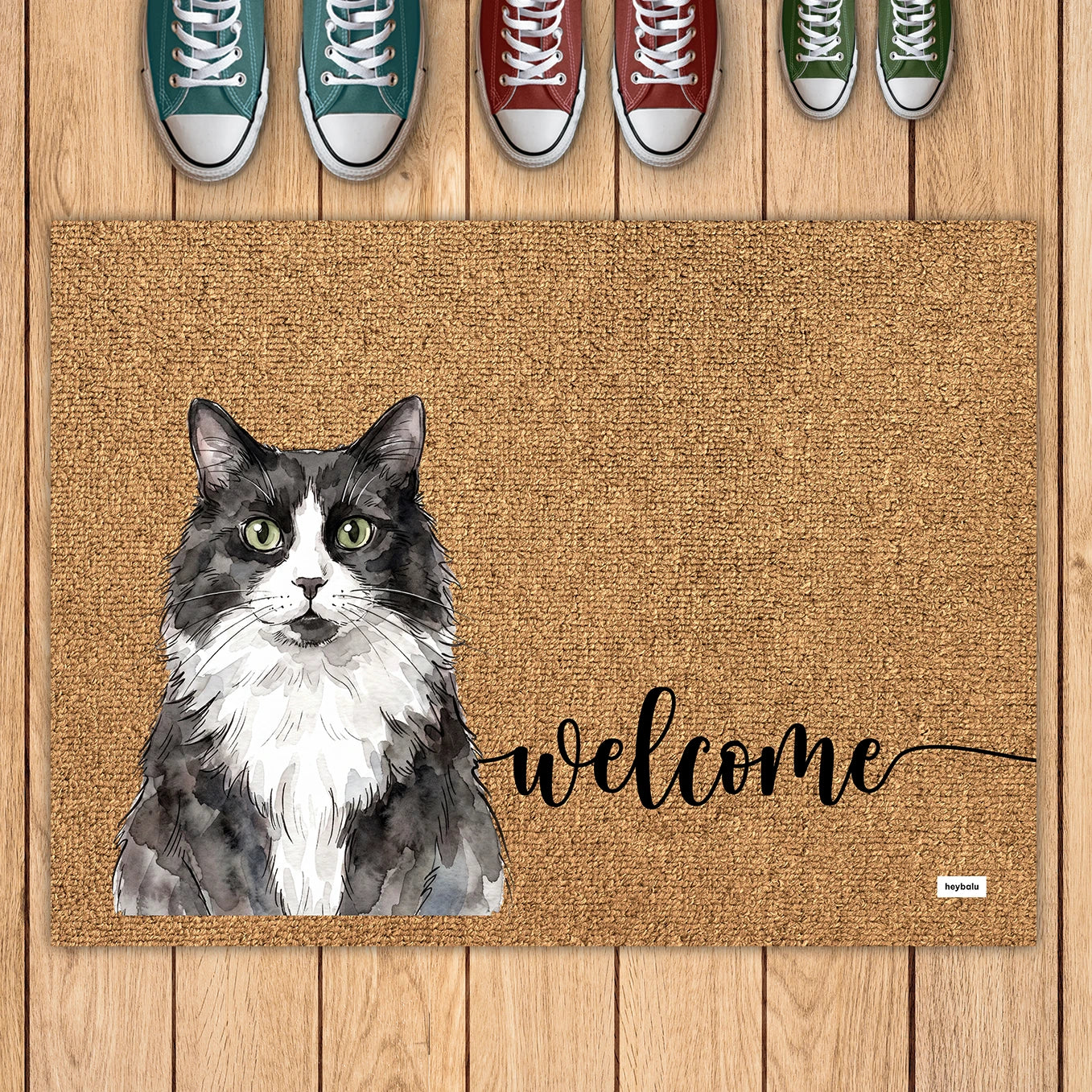Personalized Doormat "Welcome"