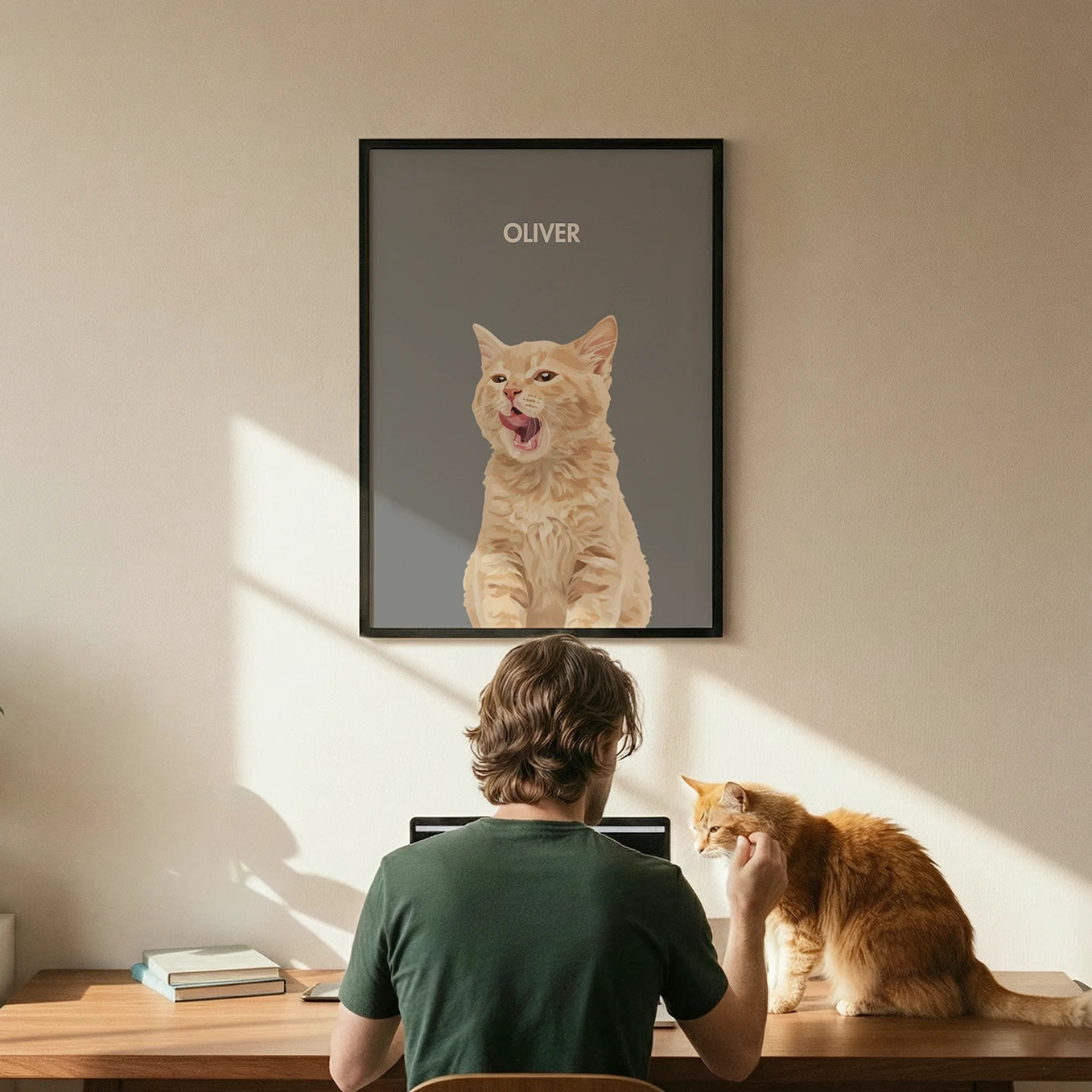 Personalized Cat Poster "Painting"