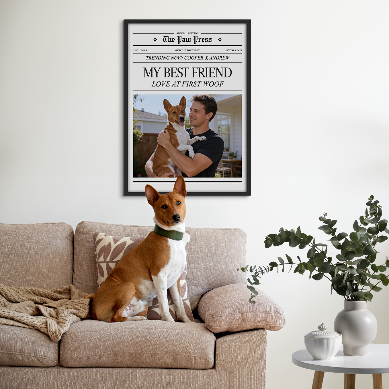 Personalized Poster "Newspaper"