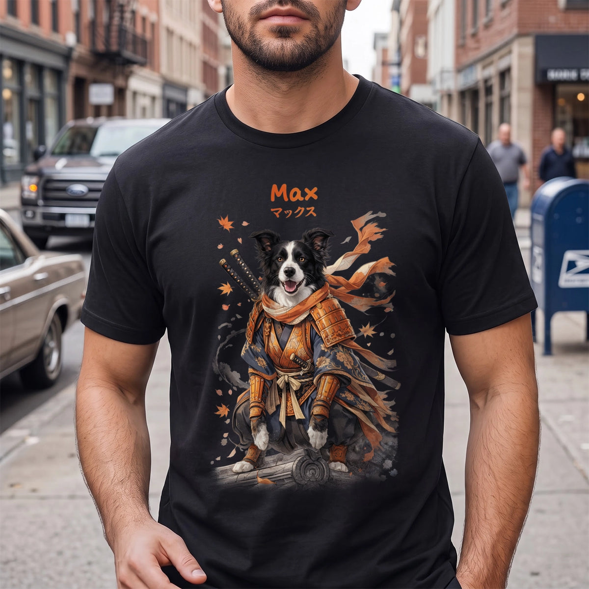 Personalisiertes T-Shirt "Samurai" – personalisiertes Geschenk – Ansicht 7