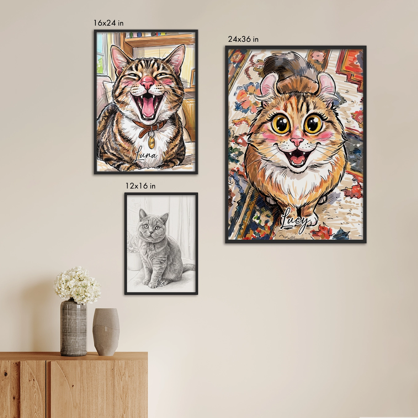 Personalized Poster "Sketch Cat"