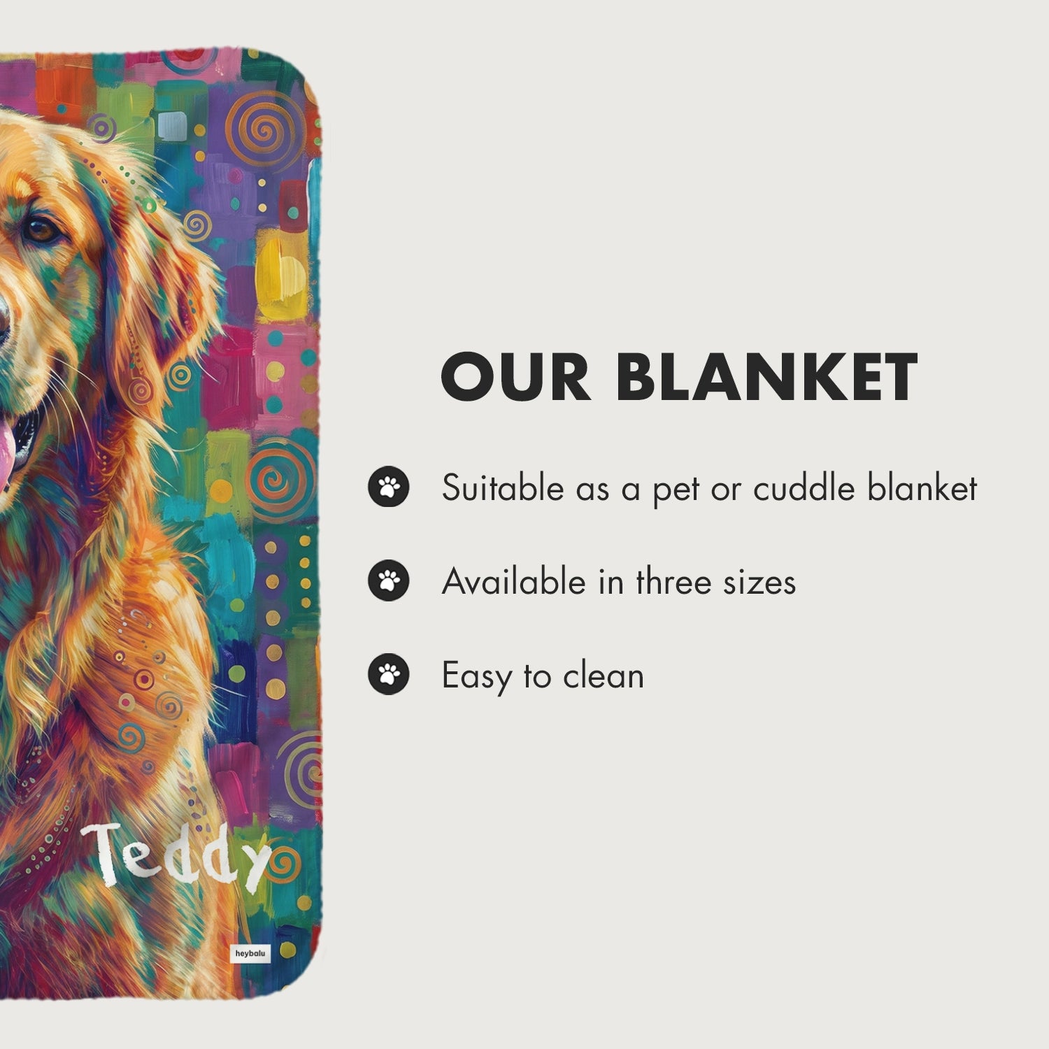 Personalized Blanket "Graffiti"