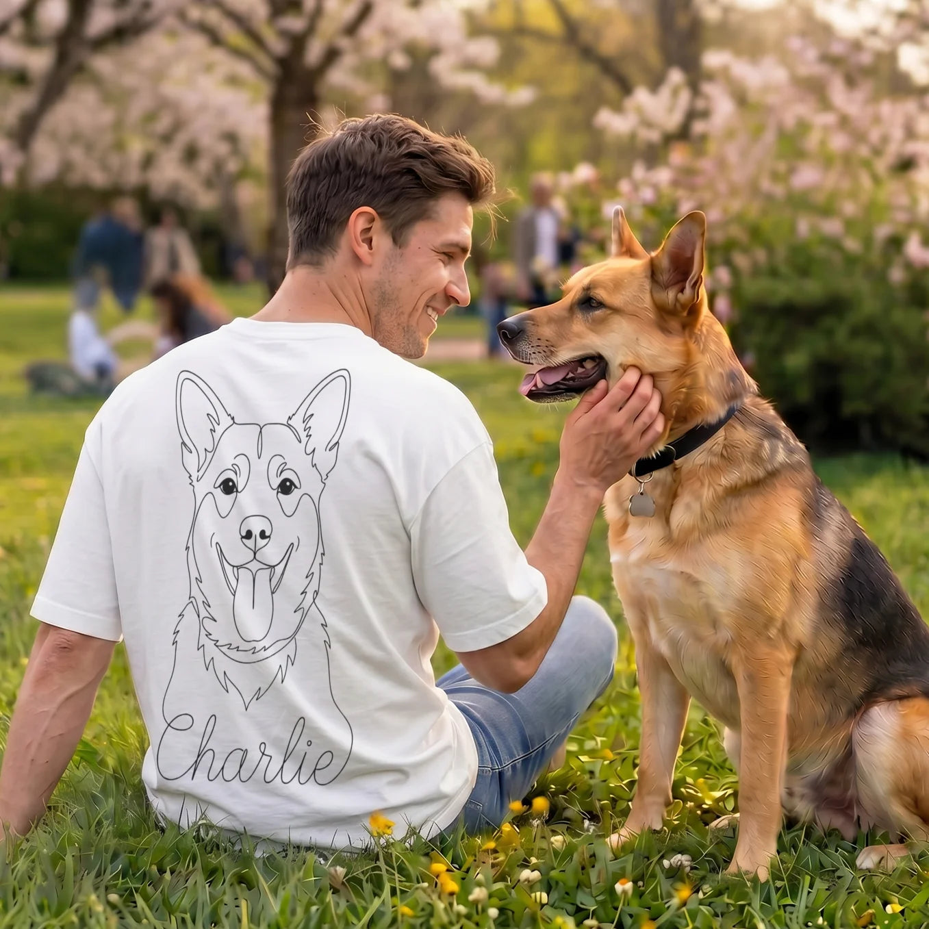 Personalized T-Shirt "Dog Dad"