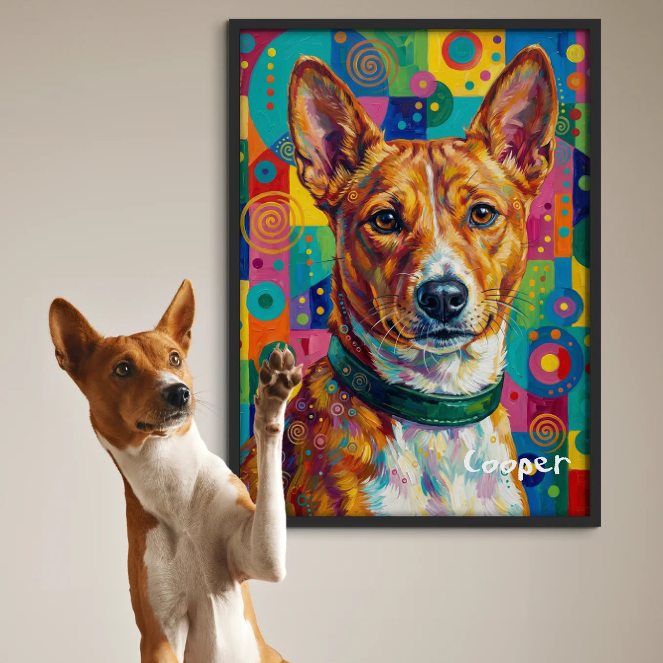 Personalized Dog Poster Pop Art