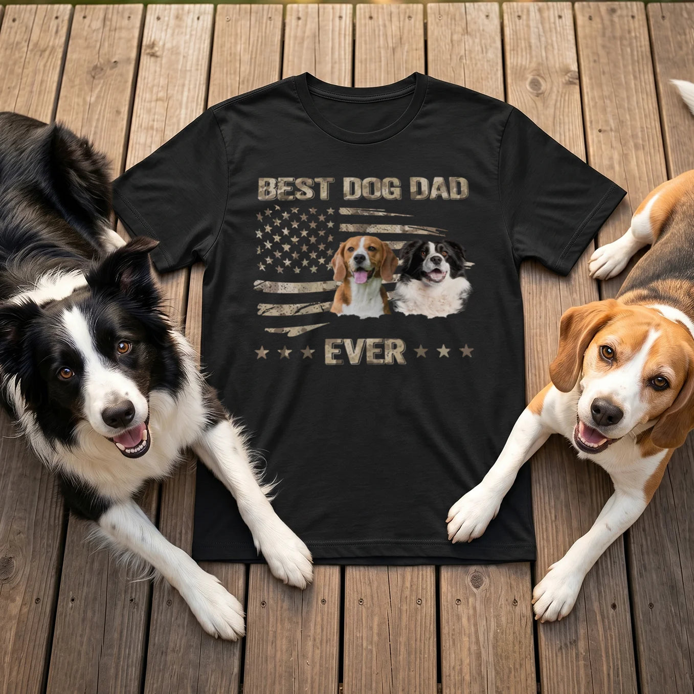 T-Shirt "Best Dog Dad Ever"