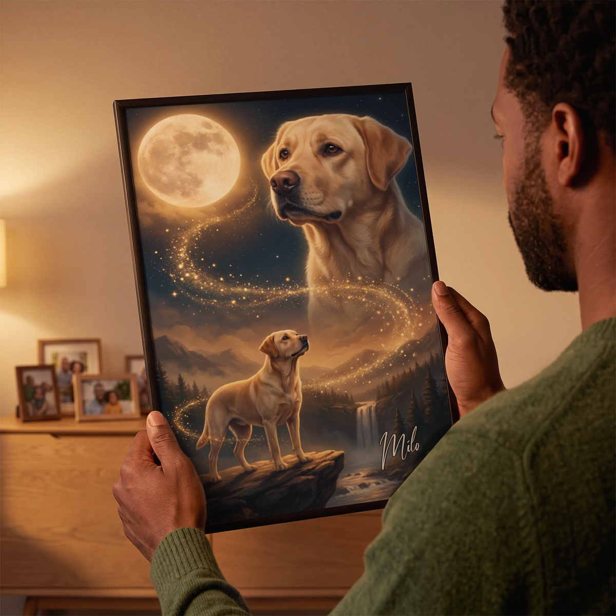 Personalized Poster "Howling Dog"