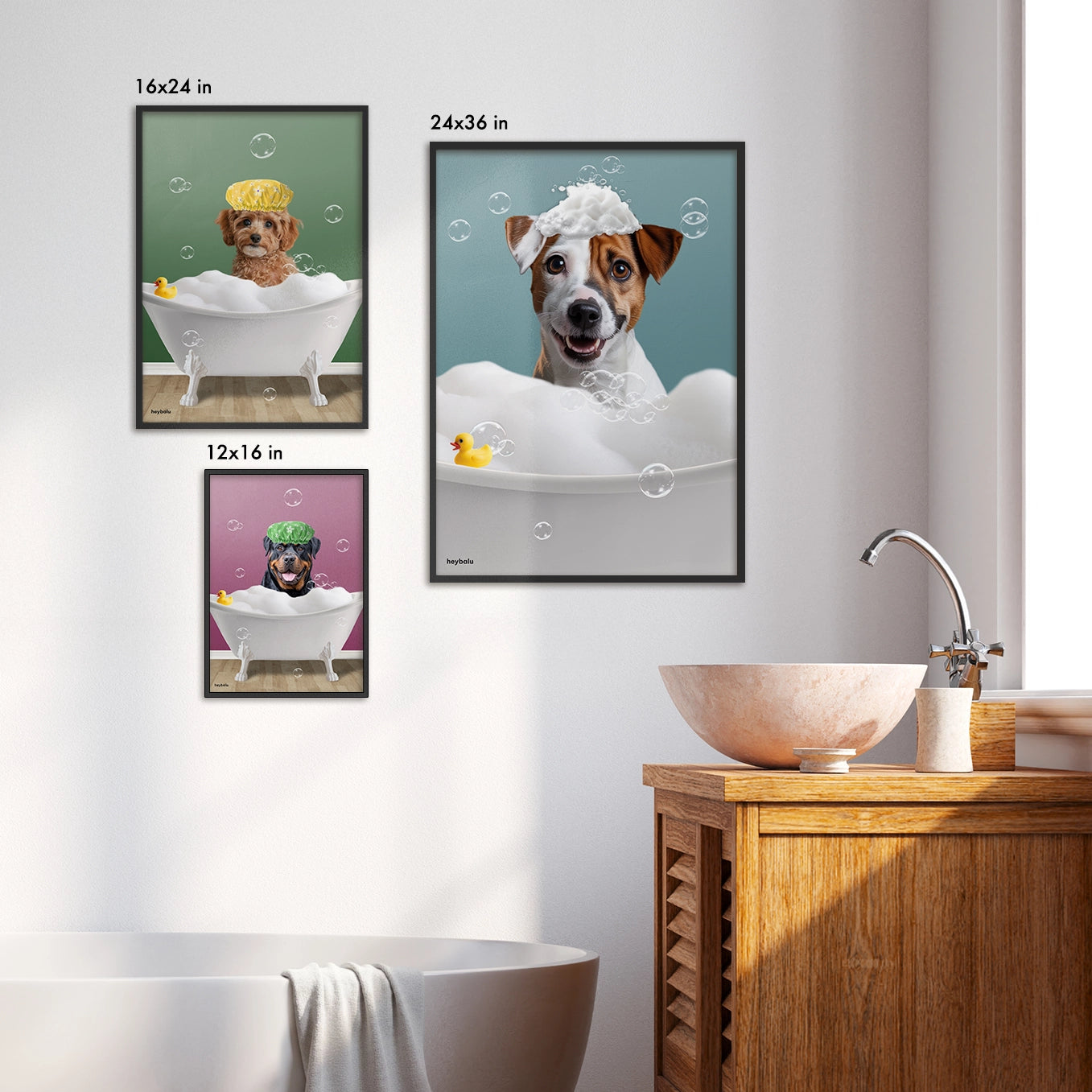 Personalized Poster "Fun in the Tub"