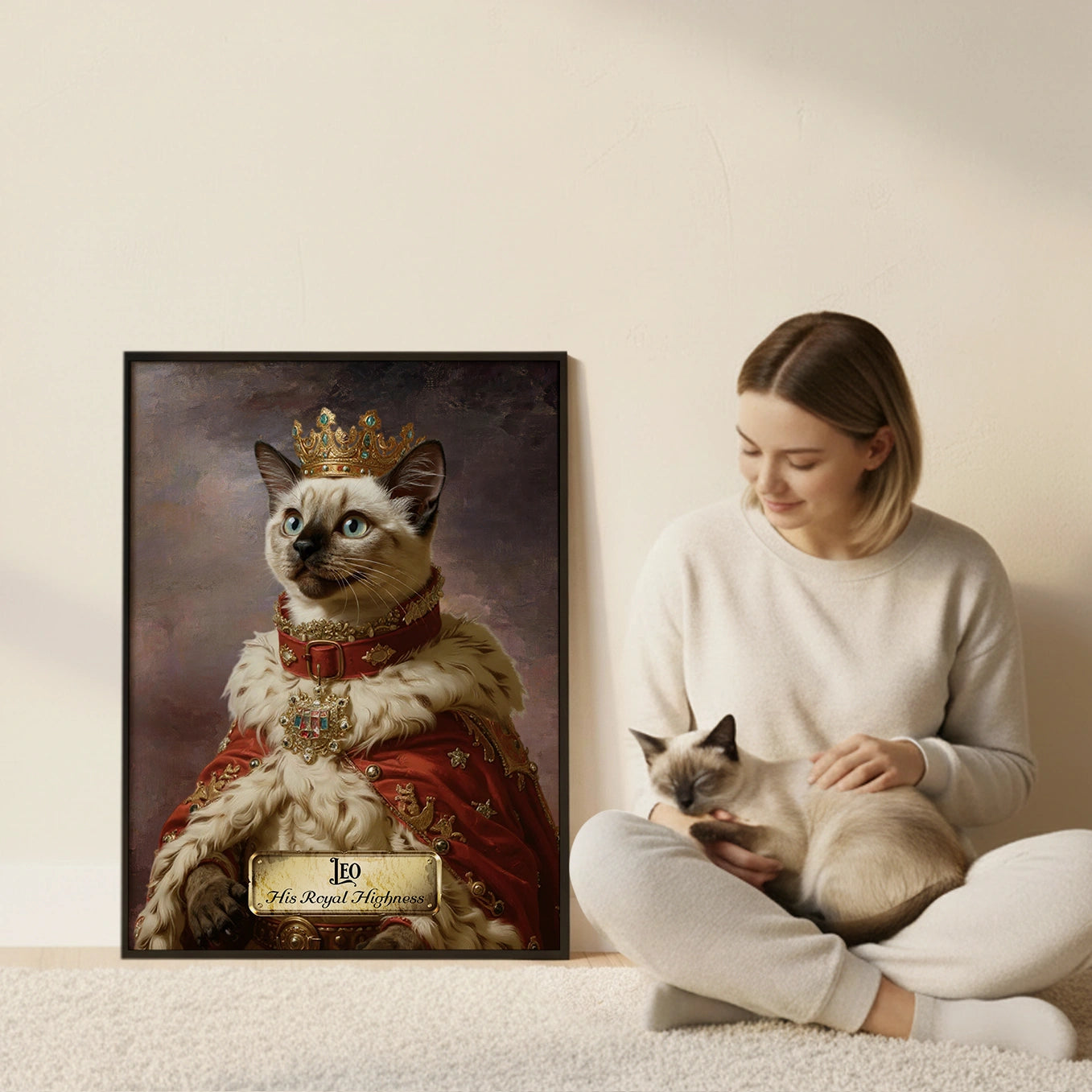 Personalized Cat Poster “Royal”
