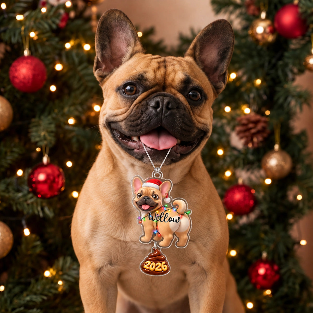 Personalized Ornament "Dog Mom"