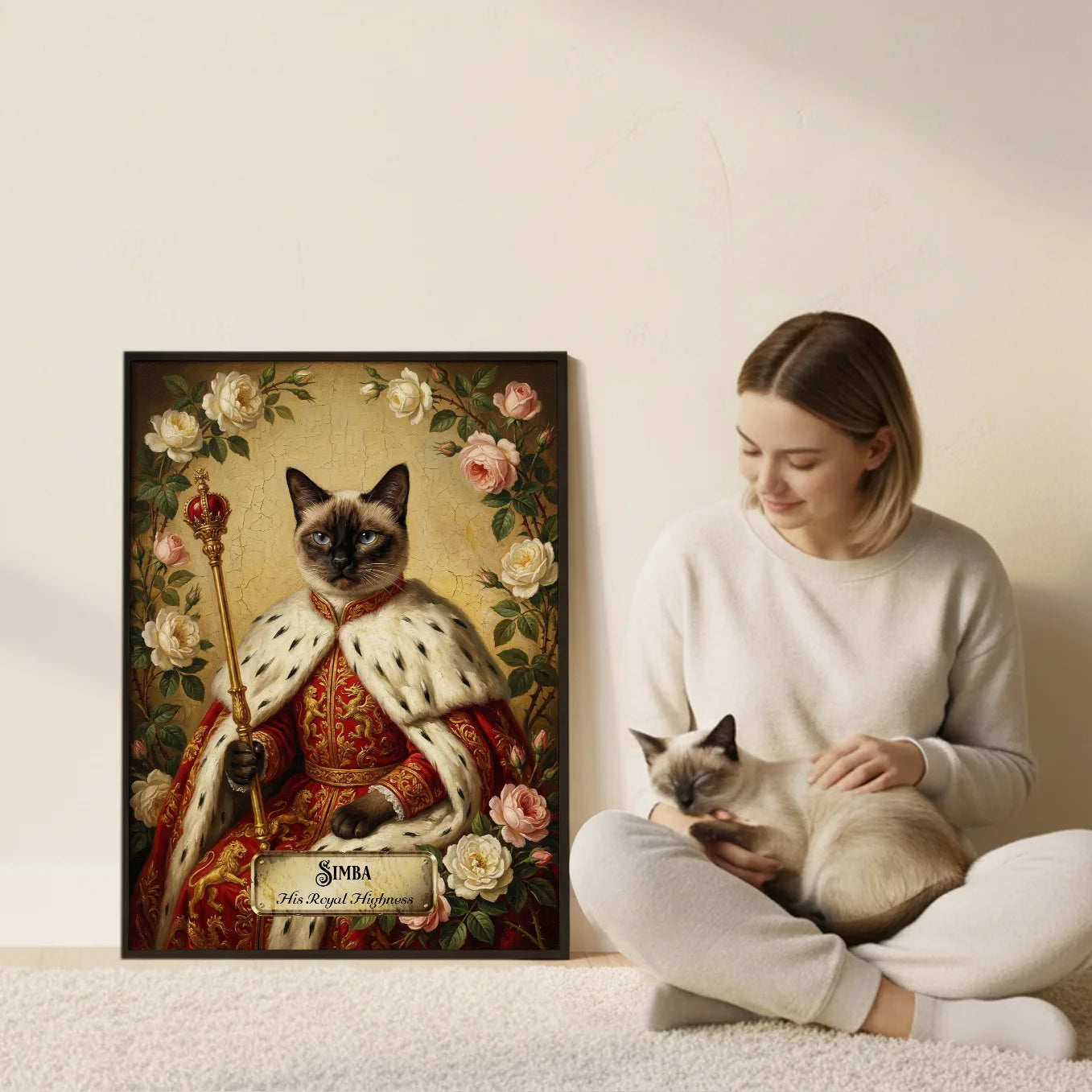 Personalized Cat Poster “Royal”