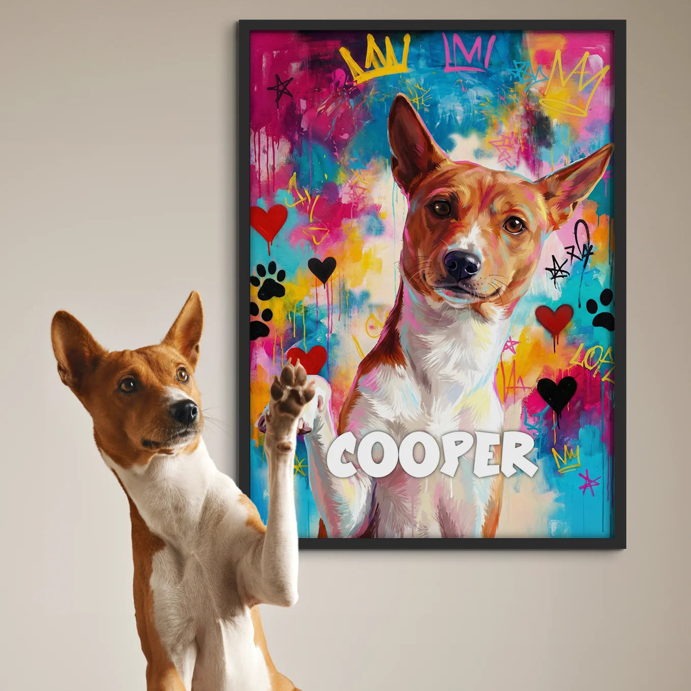 Personalized Pet Poster "Street Art"