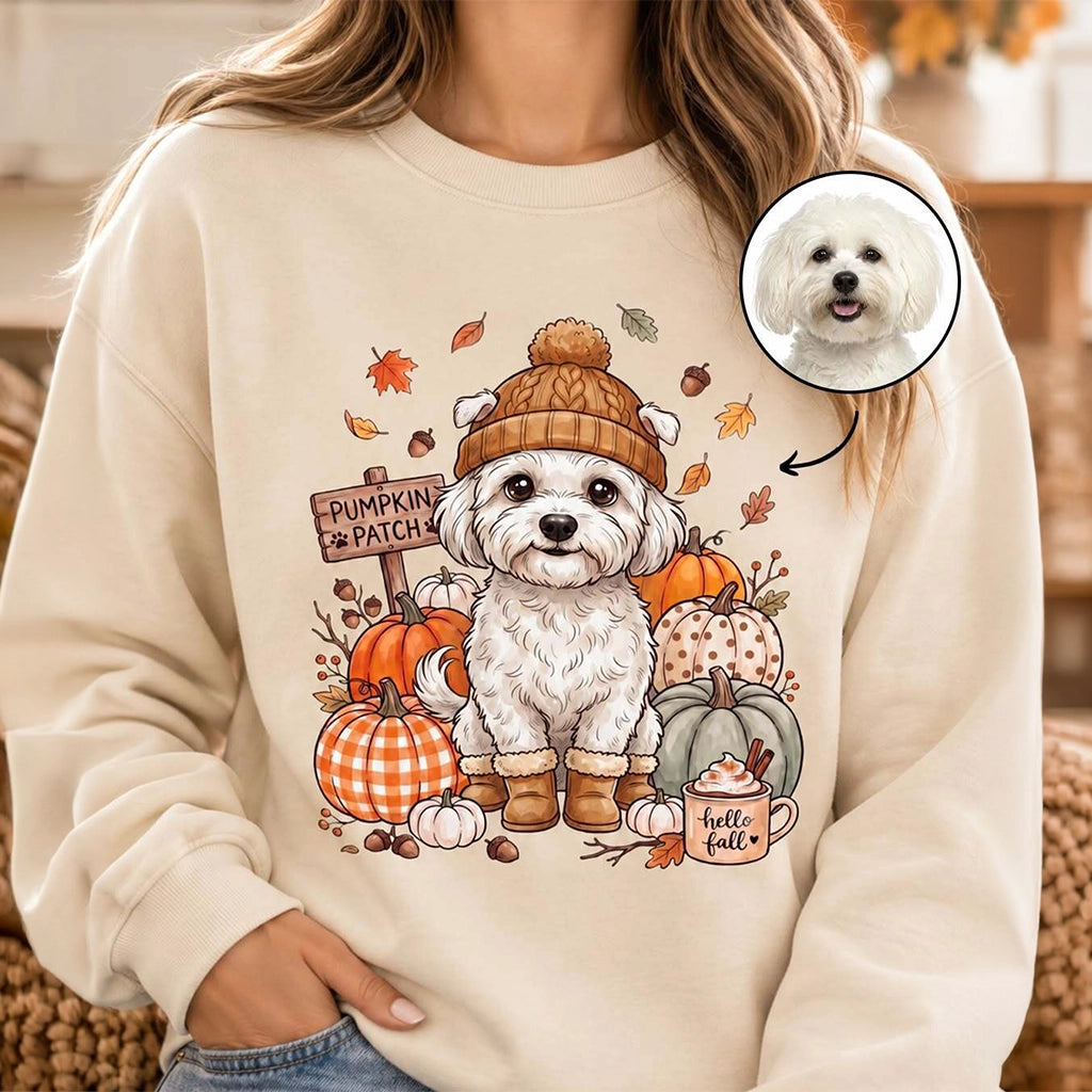Personalized Sweater "Pet Pumpkin Patch"