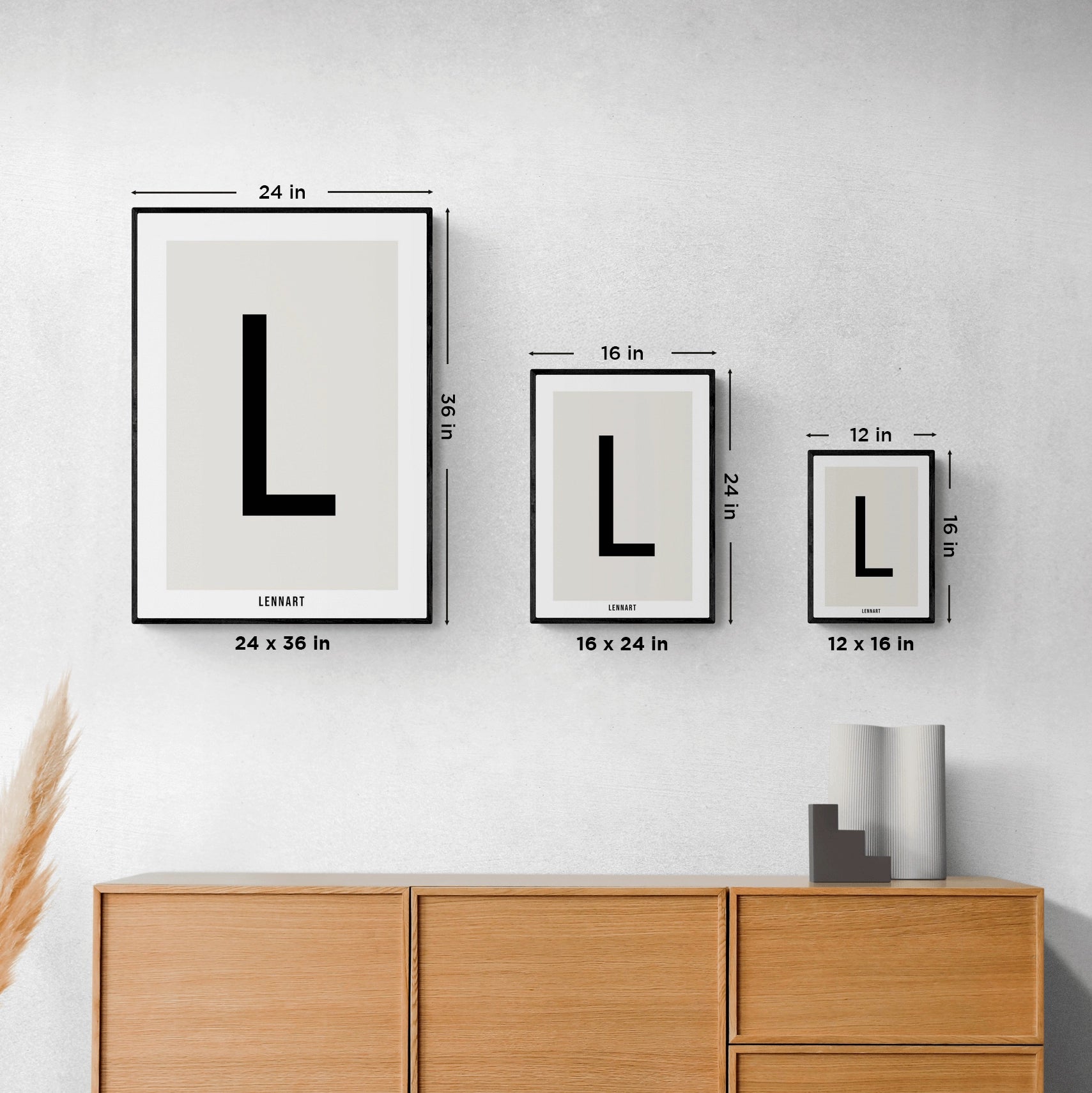 Premium Wooden Frame (24x36 inch)