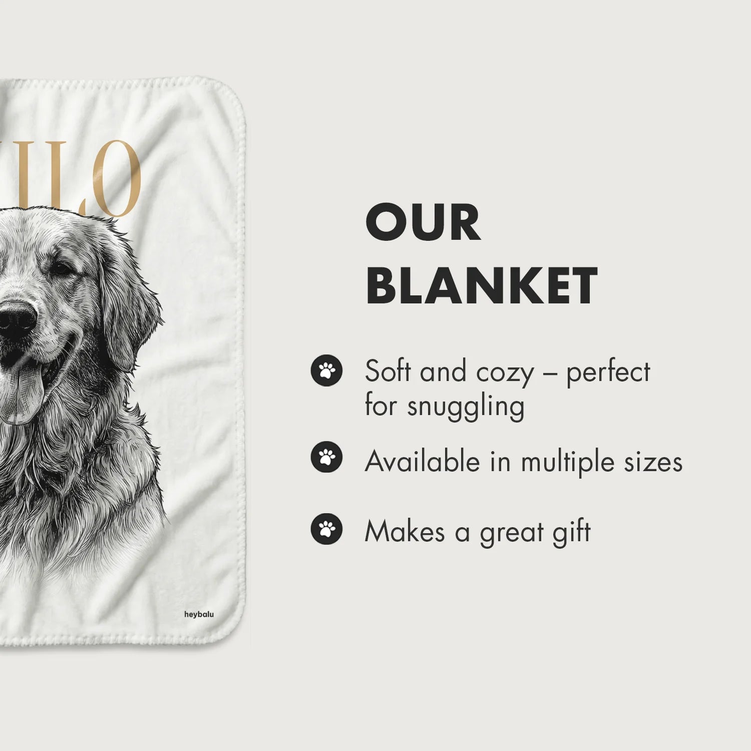 Personalized Blanket "Retro"