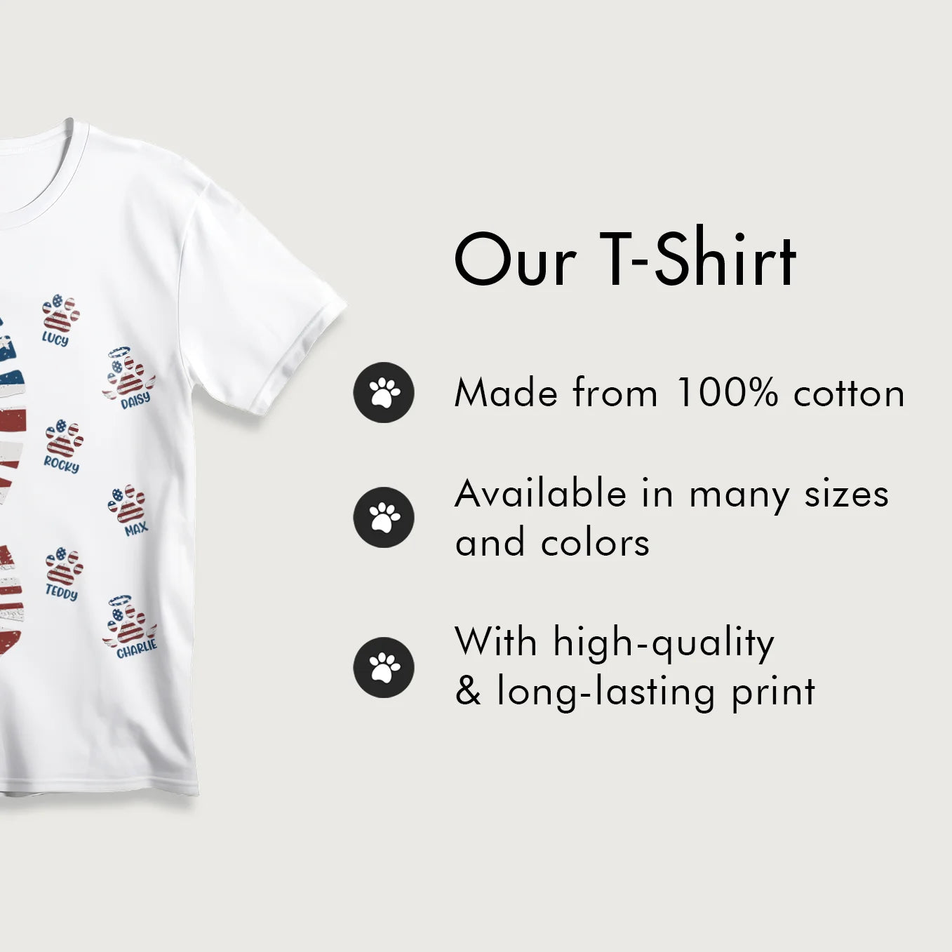 Personalized T‑Shirt “Best Dog Dad Ever”
